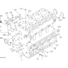 Блок цилиндров Kubota D1503