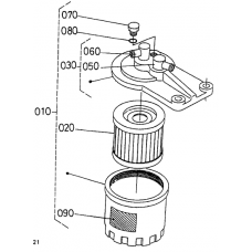 Фильтр топливный Kubota V1702